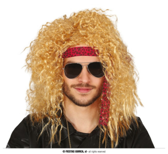 Rocker - pánska blond parochňa